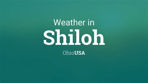 shiloh ohio weather